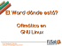 El Word dónde está? Ofimática en GNU Linux