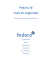 Guía de seguridad - Fedora Documentation
