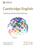 Cambridge English for…