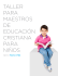 taller para maestros de educación cristiana para niños