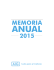 MEMORIA 2015 - AIG Chile Seguros Generales