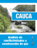 Análisis de conflictividades y construcción de paz