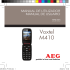 Voxtel M410 - AEG Telephones