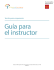 Guía del Instructor para Cómo ser empresario