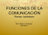 funciones de la comunicación