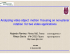 Analyzing video object motion focusing on non