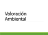 Valoración del medio ambiente