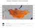 Mongolia: Topografía y relieve sombreados