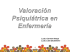 Valoración x Enfermería