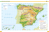 Mapa físico de España