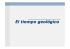 El tiempo geológico