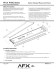 WTA WTK Series Surface Mounted Fluorescent Fixture Safety