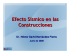 Efecto Sísmico en las Construcciones