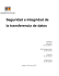 Seguridad e Integridad de la transferencia de datos