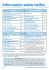 Información sobre tarifas