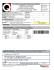 Fiber Optic Temperature Probe Test Certificate Traceablity per ITS