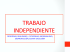 trabajo independiente