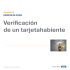 Verificación de un tarjetahabiente