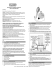 Instructions for 450 Series Incandescent Light on