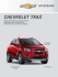 cHeVROLet tRAx - GM Accesorios