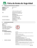 Ficha de Datos de Seguridad