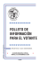 FOLLETO DE INFORMACIÓN PARA EL VOTANTE VOTER INFORM