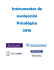 Instrumentos de evaluación Psicológica 2016