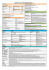 IMPETUS QUICK REFERENCE SHEET v 6.0