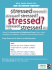 Work, family, friends, life… Are you Feeling Stressed?