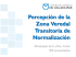 Percepción de la Zona Veredal Transitoria de Normalización