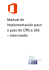 Manual de Paso a Paso Microsoft Office 365