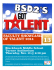 BSD2 faculty showcase of talent flyer