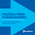 política para fornecedores