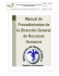 Manual de procedimientos de la Dirección General de Recursos