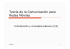 Teoría de la Comunicación para Redes Móviles