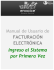 Manual de Usuario de FACTURACIÓN ELECTRÓNICA