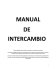 Manual de intercambio