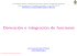 Derivación e integración de funciones